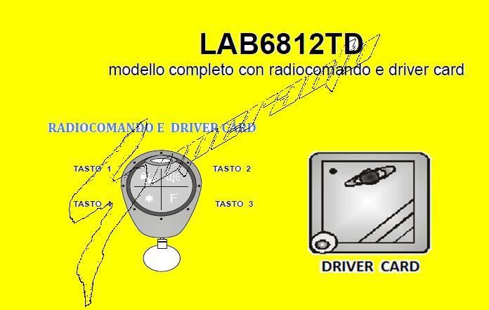 ANTIFURTO ALLARME MOTO COBRA LAB6812TD TELECOMANDO E TRASPONDER
